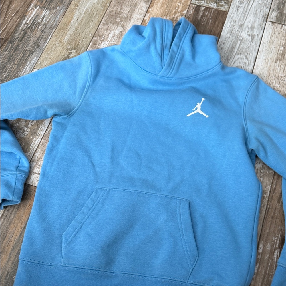 Blue Hoodie with Logo (Size 12-13)